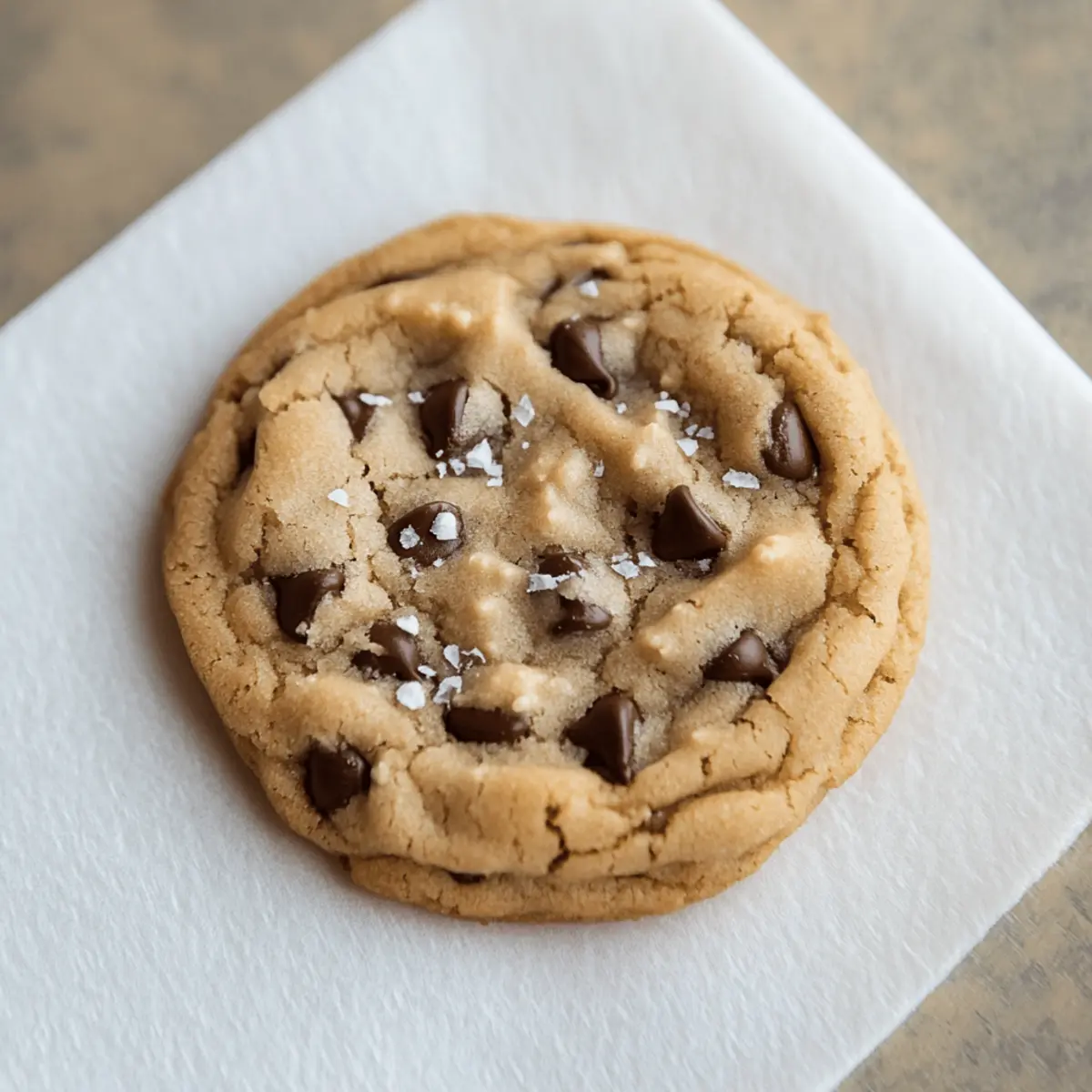the best single serve chocolate chip cookie