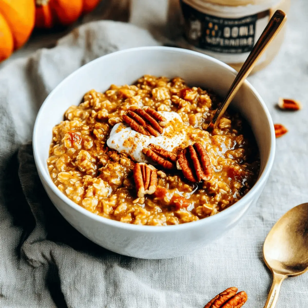 Delicious Slow Cooker Pumpkin Pie Oatmeal for a Cozy Breakfast