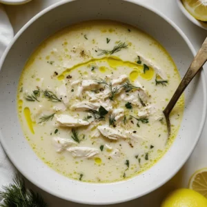 Greek Lemon Chicken Soup