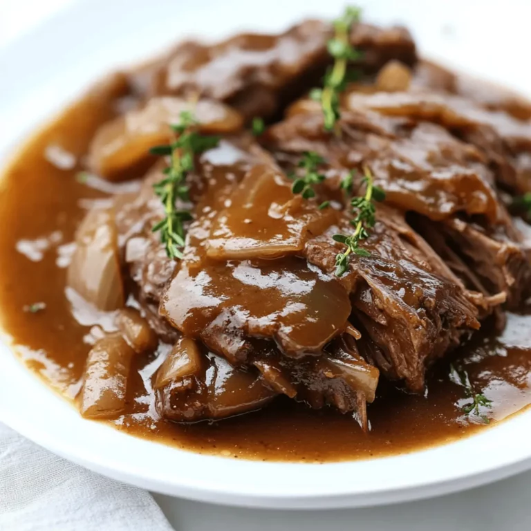Hearty Instant Pot French Onion Pot Roast Recipe