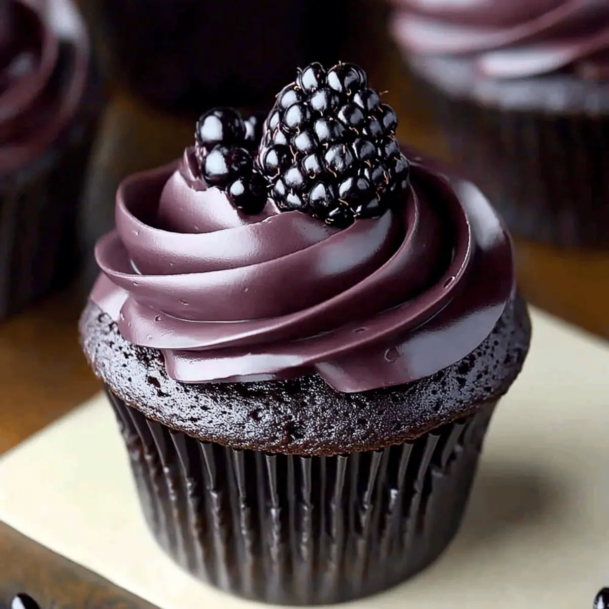 Delicious Dark Chocolate Blackberry Cupcakes Recipe for All Occasions