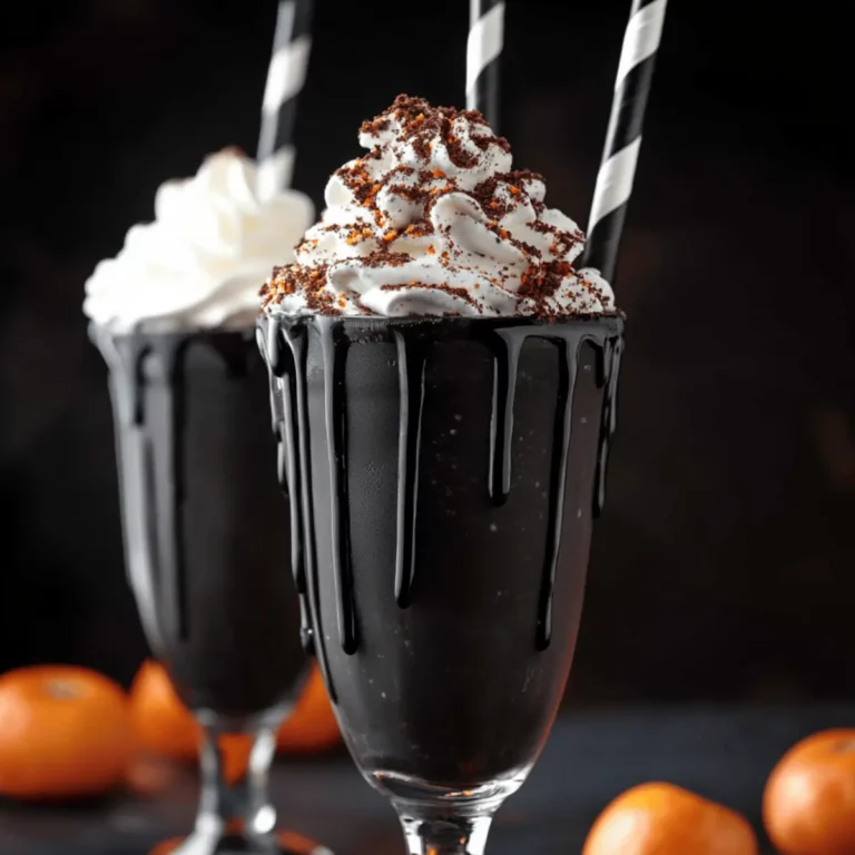 Black Milkshake Recipe