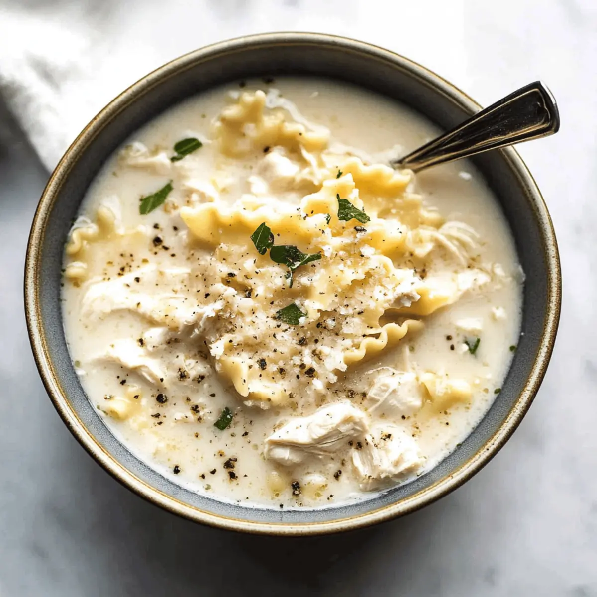 Delicious White Chicken Lasagna Soup for Cozy Weeknight Dinners