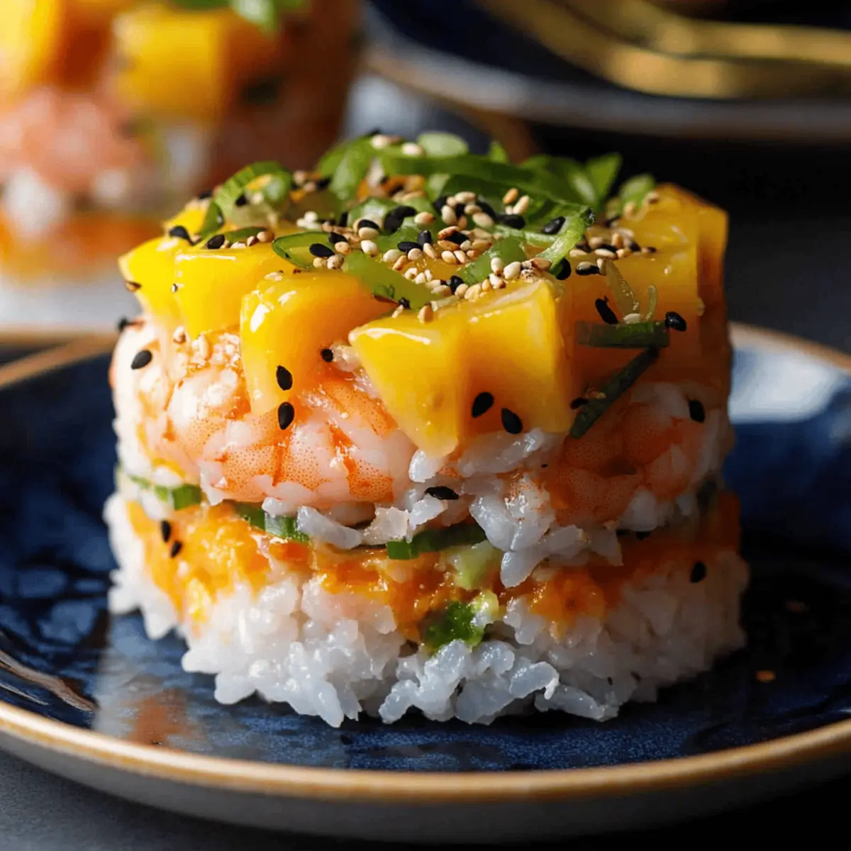 Delicious Spicy Shrimp Sushi Stacks Ready in Just 30 Minutes