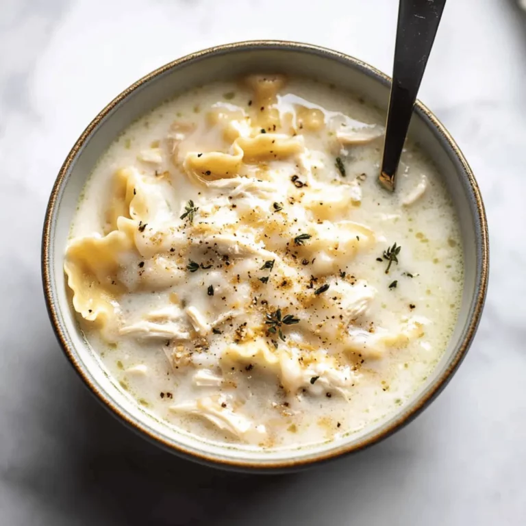 Delicious White Chicken Lasagna Soup