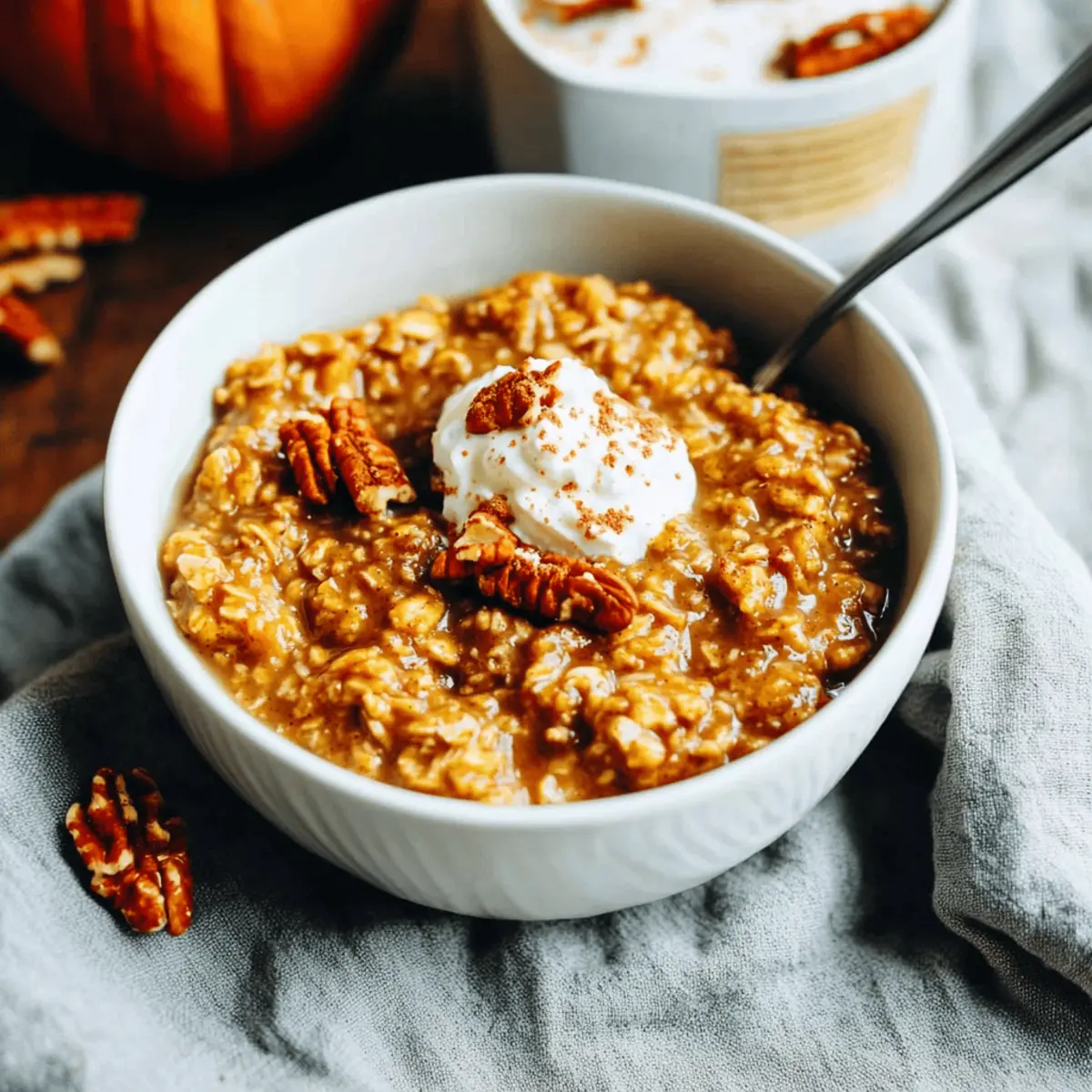 Delicious Slow Cooker Pumpkin Pie Oatmeal for a Cozy Breakfast