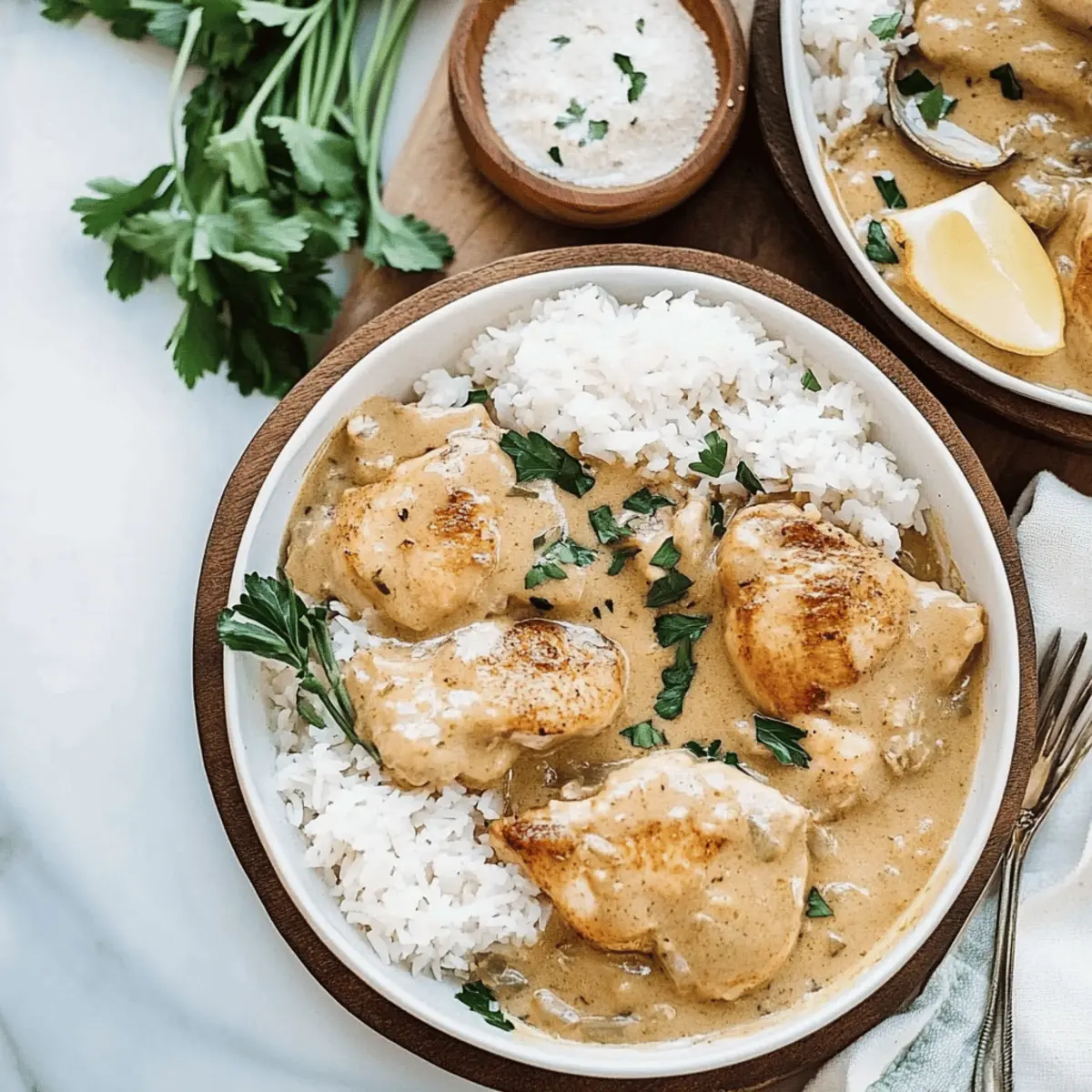 Best Smothered Chicken and Rice Recipe