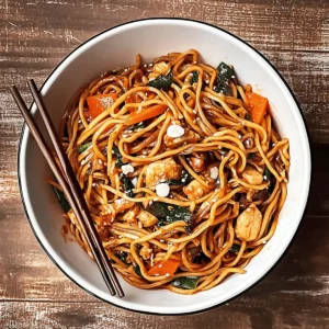 Crockpot Chicken Lo Mein