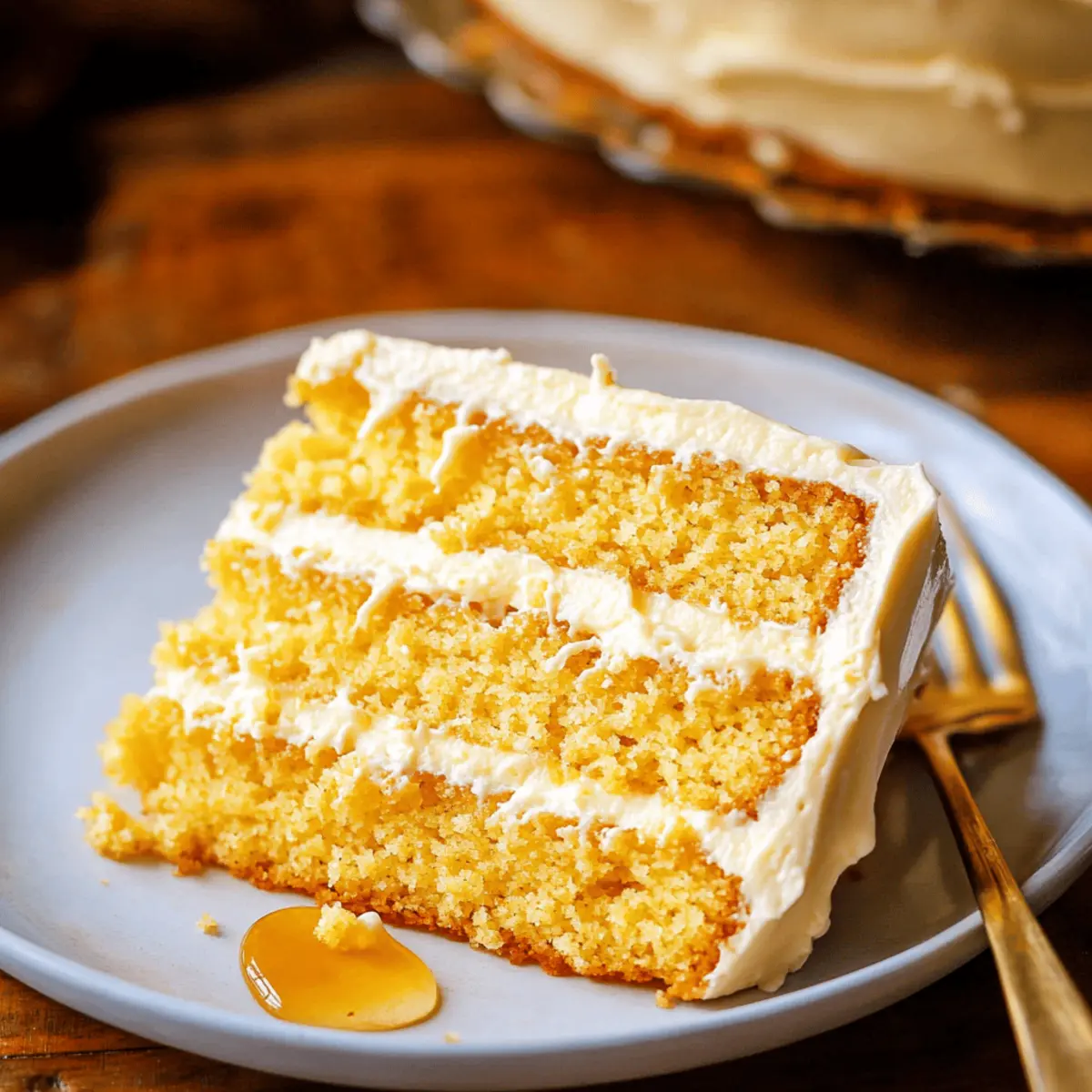 Layered Cornbread Cake with Honey Butter Frosting Recipe