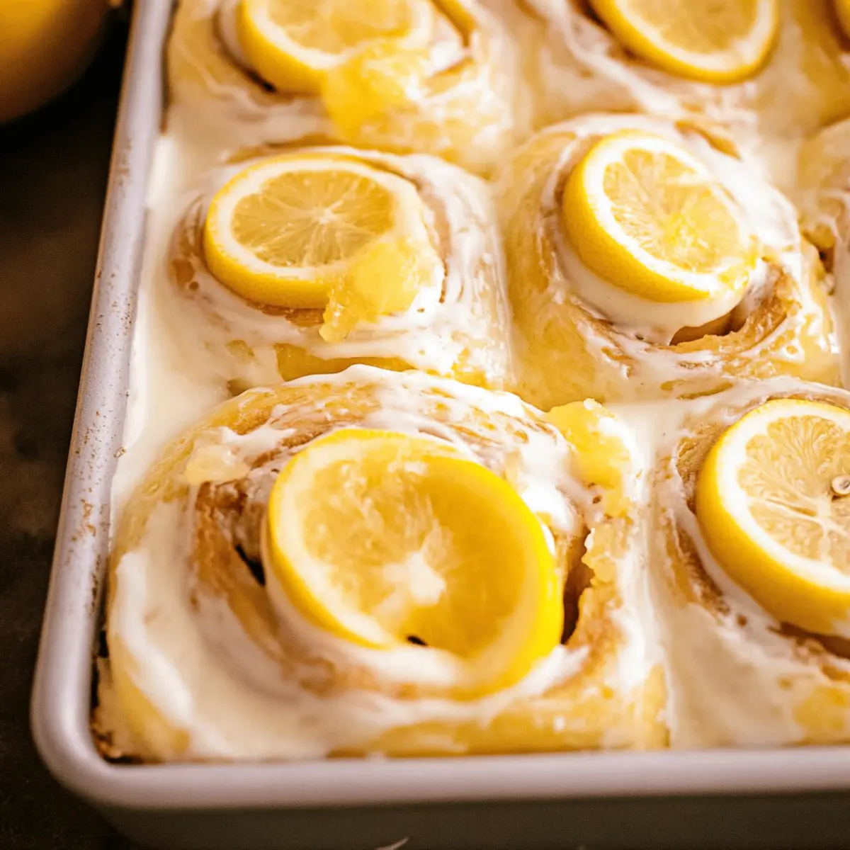 Delicious Lemon Rolls with Homemade Lemon Curd Frosting Recipe