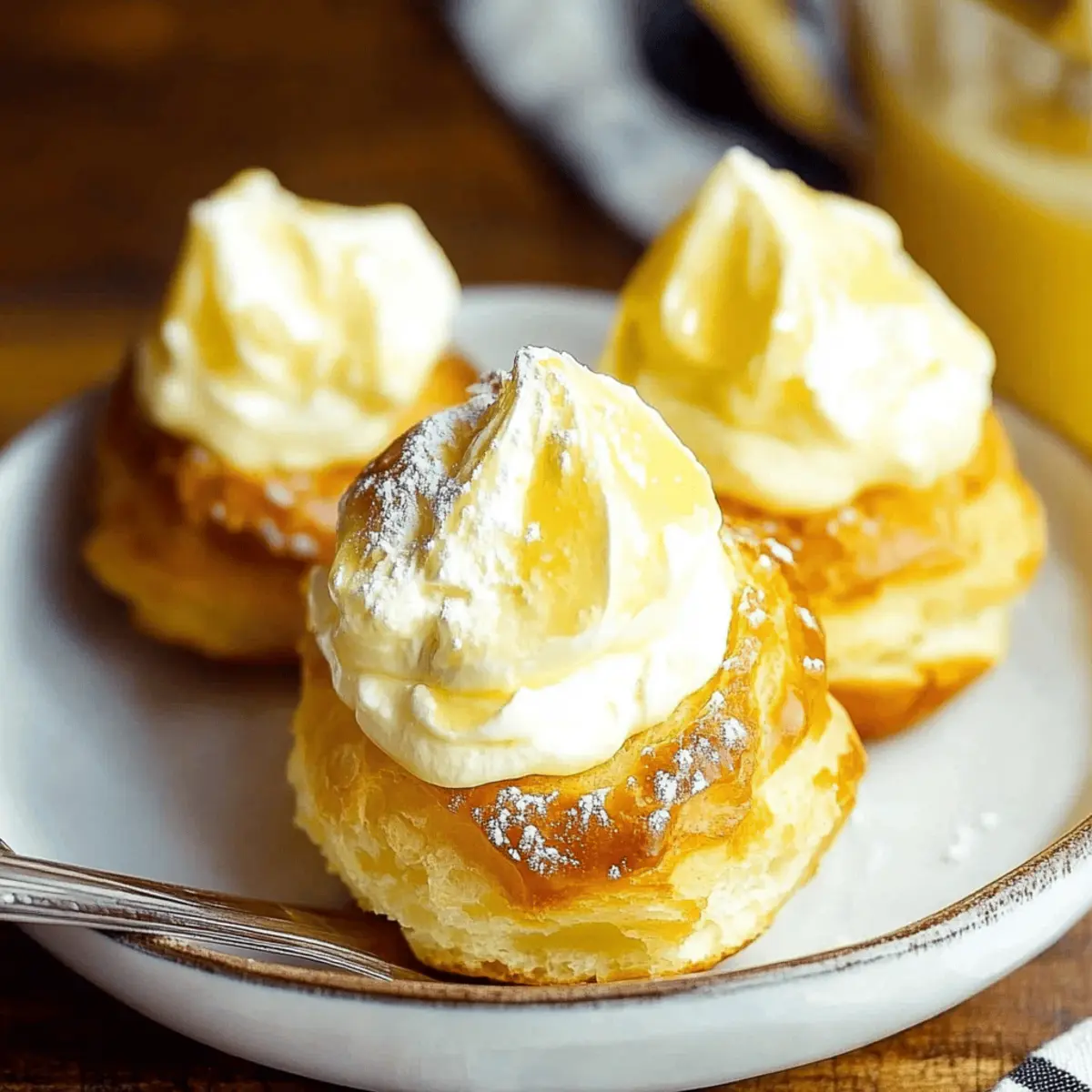 Delicious Springtime Lemon Cream Puffs Recipe for Sweet Treats