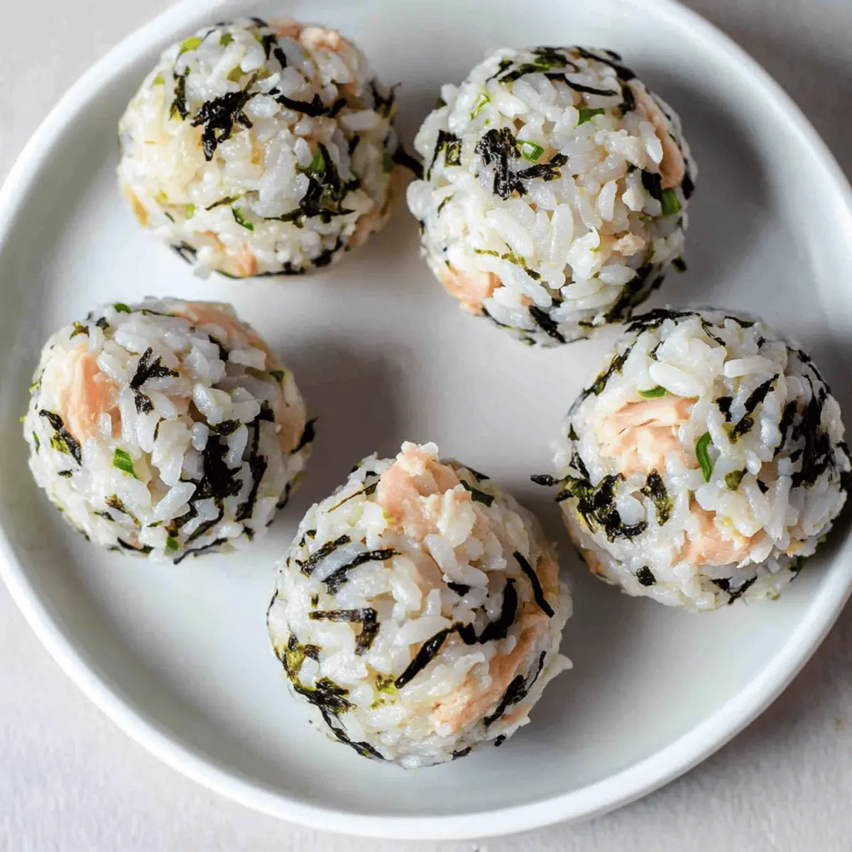 Healthy Tuna Rice Balls