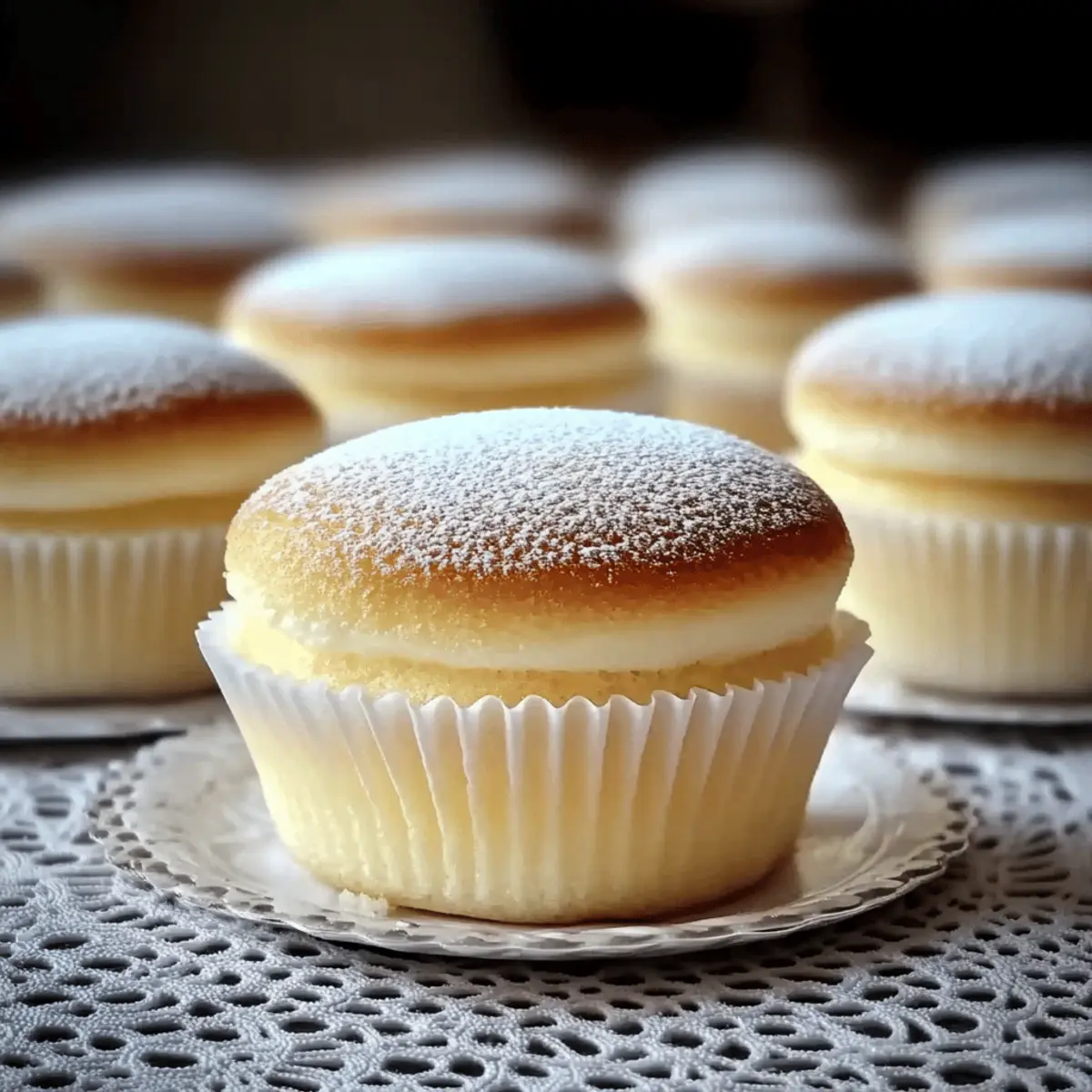 Fluffy Japanese Cotton Cheesecake Cupcakes You Must Try Today