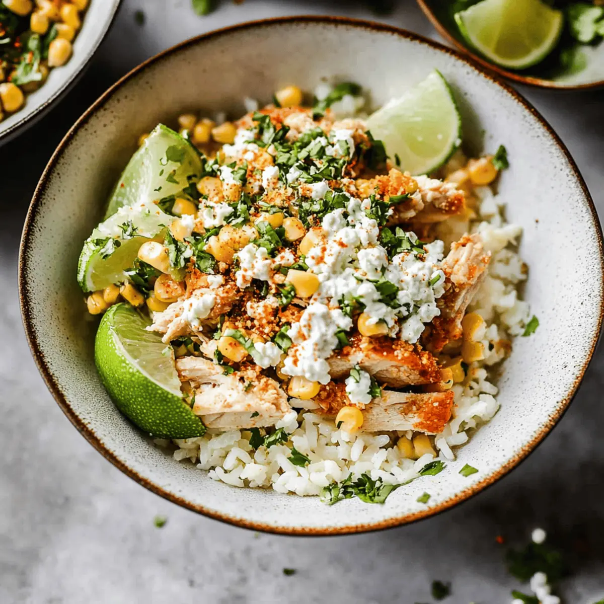 Easy Street Corn Chicken Rice Bowl Recipe in 25 Minutes