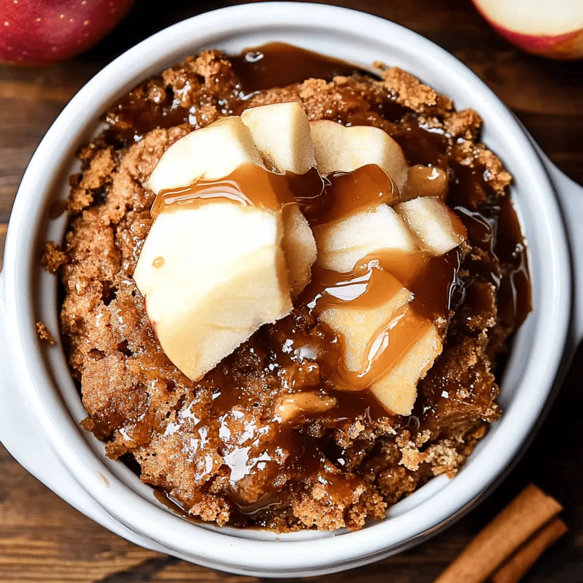 Delicious Crockpot Caramel Apple Dump Cake Ready in 5 Hours