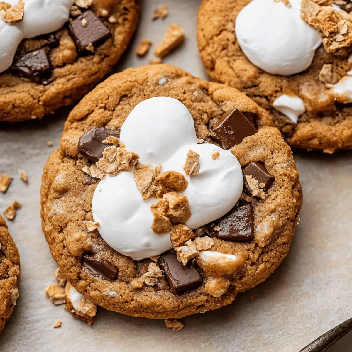 Delicious Pumpkin S'mores Cookies Perfect for Fall Baking