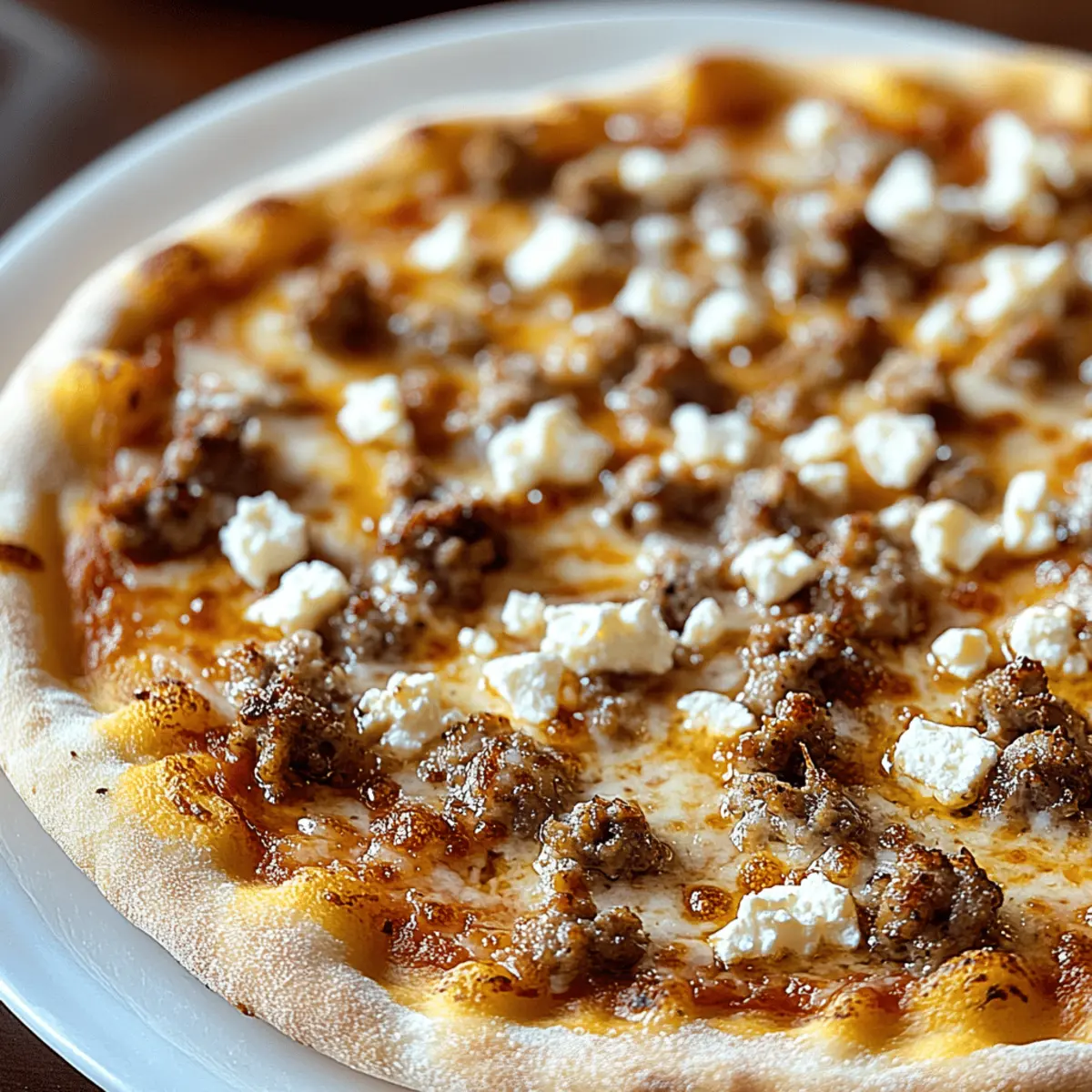 Delicious Hot Sausage Feta Honey Pizza Recipe You Must Try