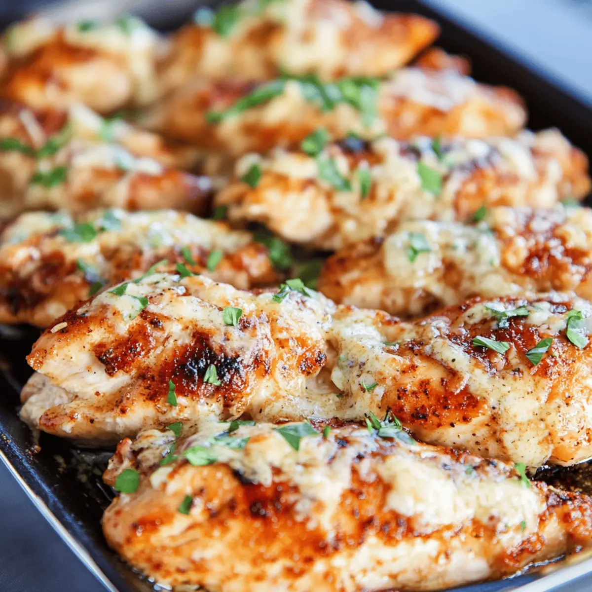 Savory Blackstone Garlic Parmesan Chicken Delight Recipe