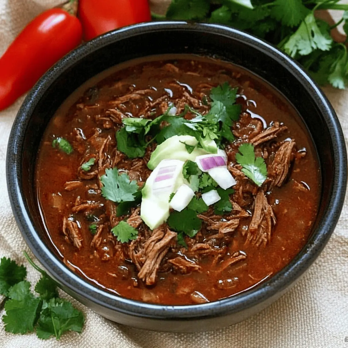Crockpot Mexican Beef Birria Recipe for Authentic Flavor