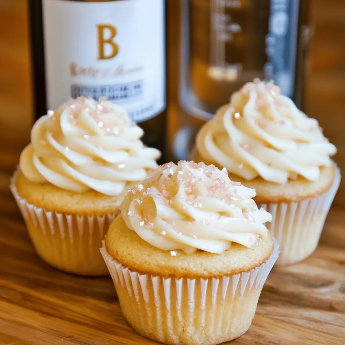 Peach Bellini Cupcakes