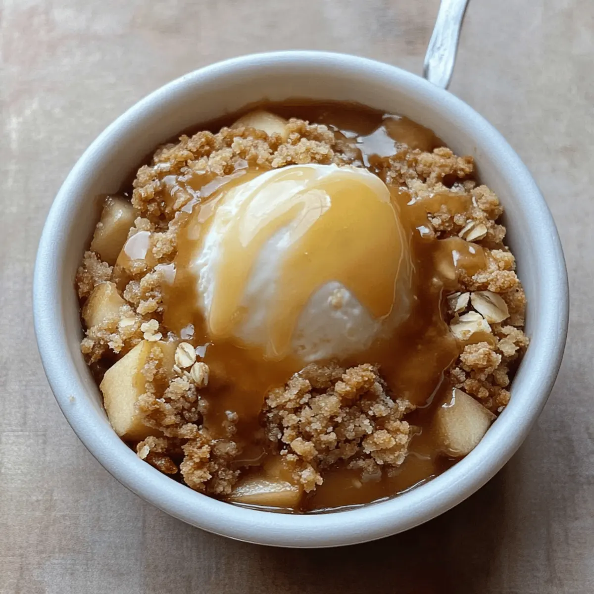 Delicious Single Serving Apple Crumble Recipe for One