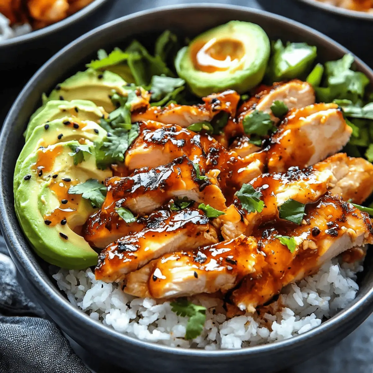 Irresistible Spicy Honey-Ginger Chicken Bowls with Creamy Yum Yum Sauce