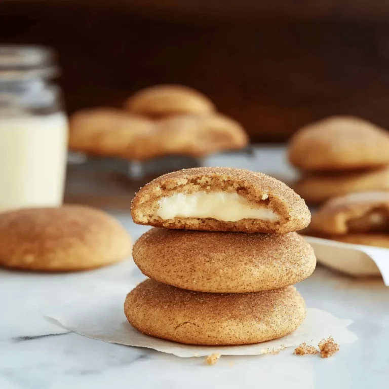 Cheesecake Stuffed Snickerdoodles