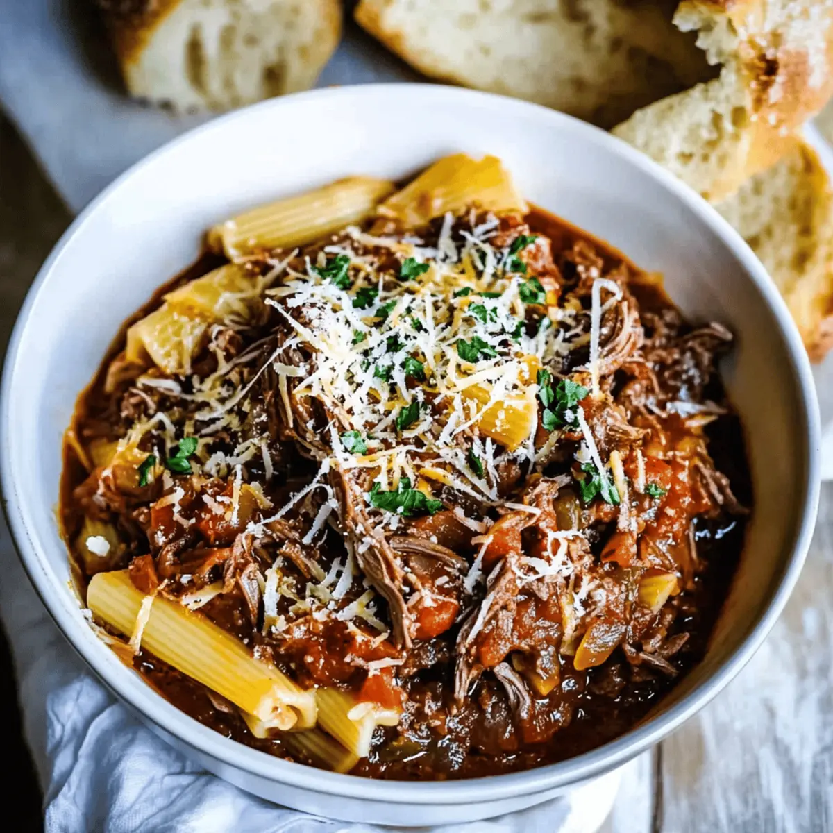 Sunday Slow Cooker Beef Ragu