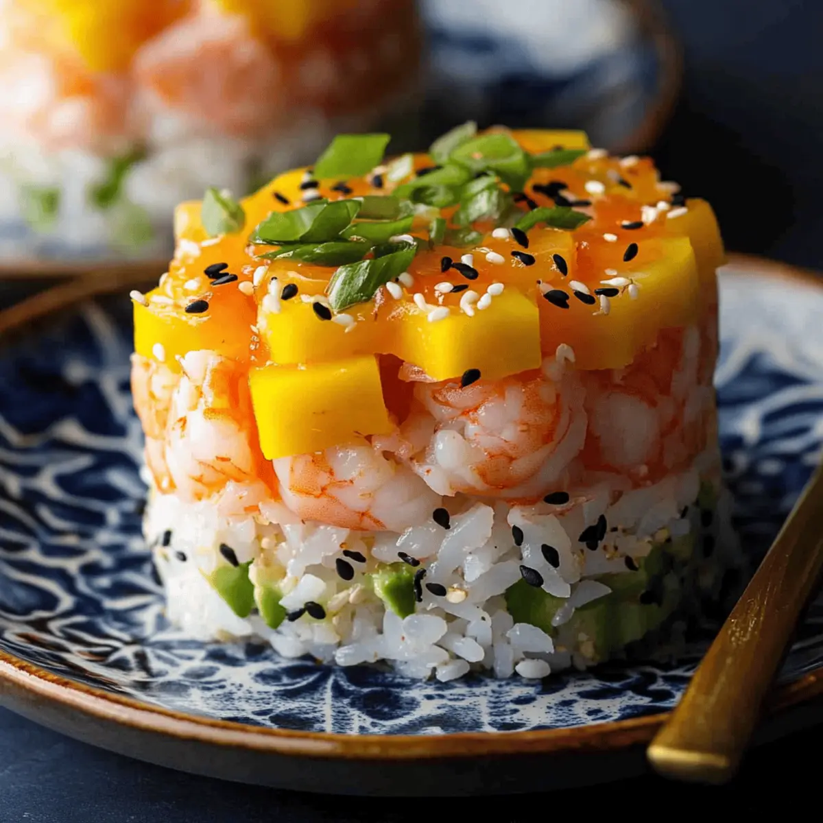 Delicious Spicy Shrimp Sushi Stacks Ready in Just 30 Minutes