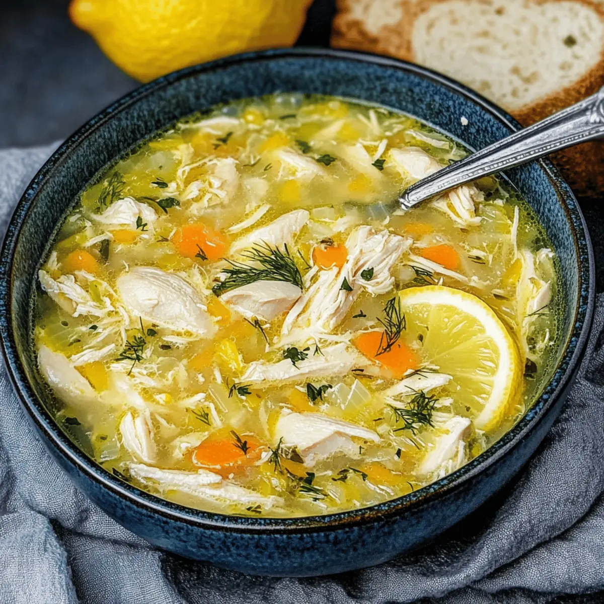 Mediterranean Lemon Chicken Soup Recipe: Easy Avgolemono Delight