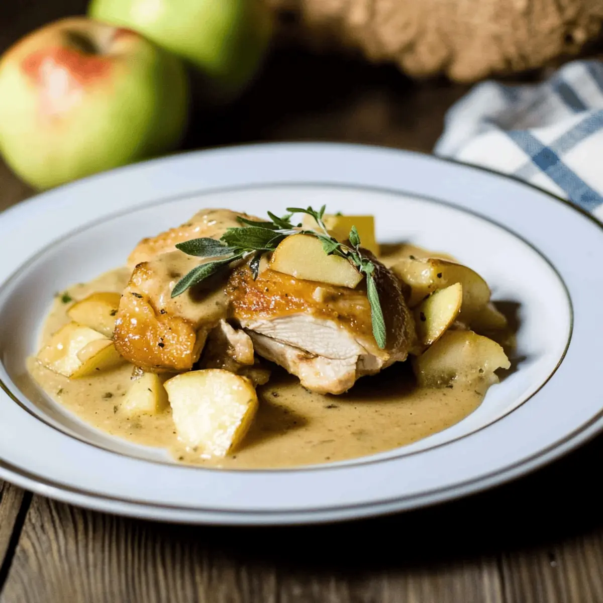 Delicious Chicken Normandy Recipe with Apples and Cider Sauce