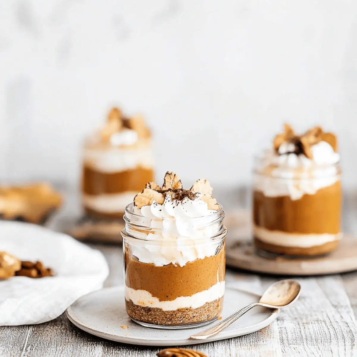 Irresistible No-Bake Pumpkin Cheesecake Jars for Fall Dessert Delight