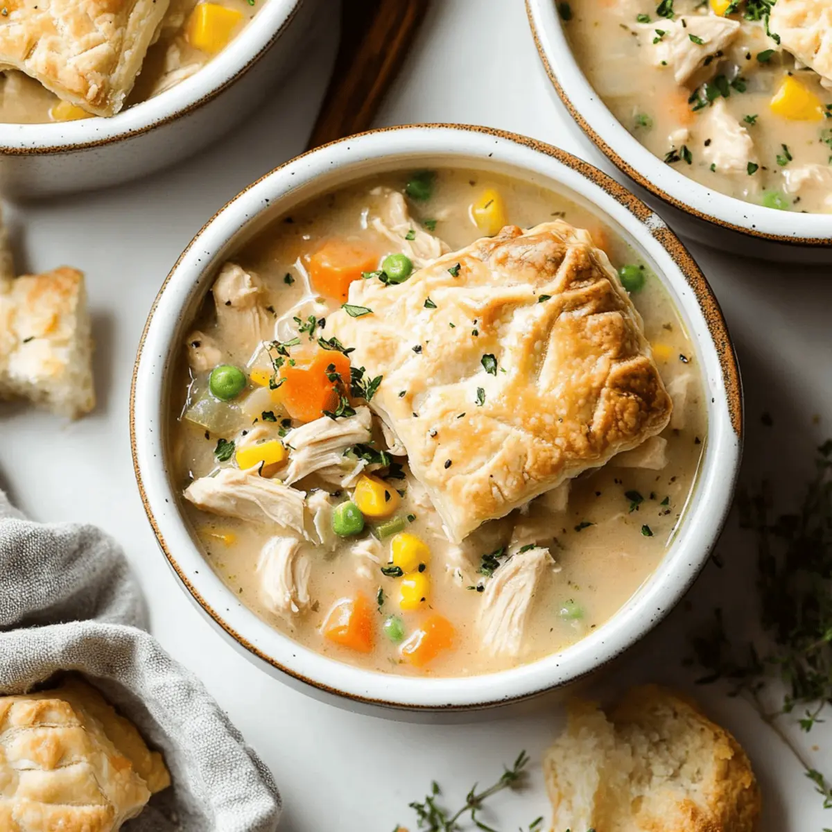 Healthy Chicken Pot Pie Soup Made Easy in Your Slow Cooker