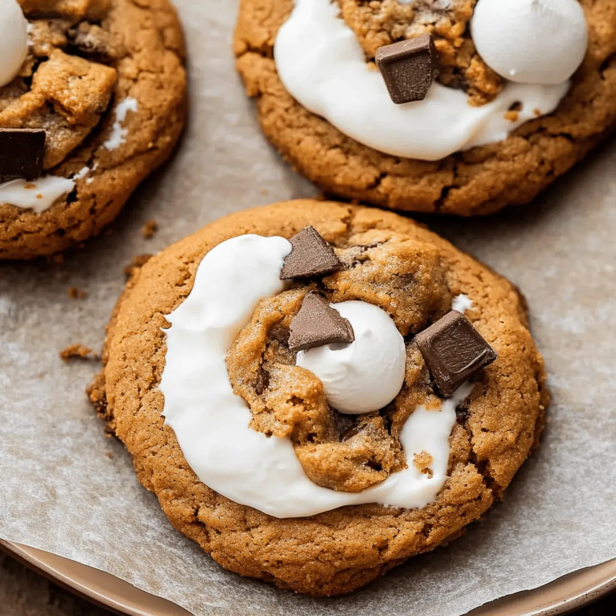 Delicious Pumpkin S'mores Cookies Perfect for Fall Baking