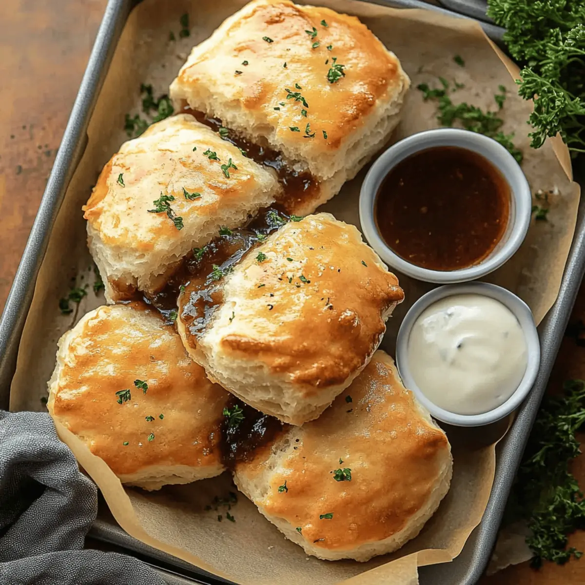 Baked French Dip Biscuits Recipe for a Delicious Comfort Meal