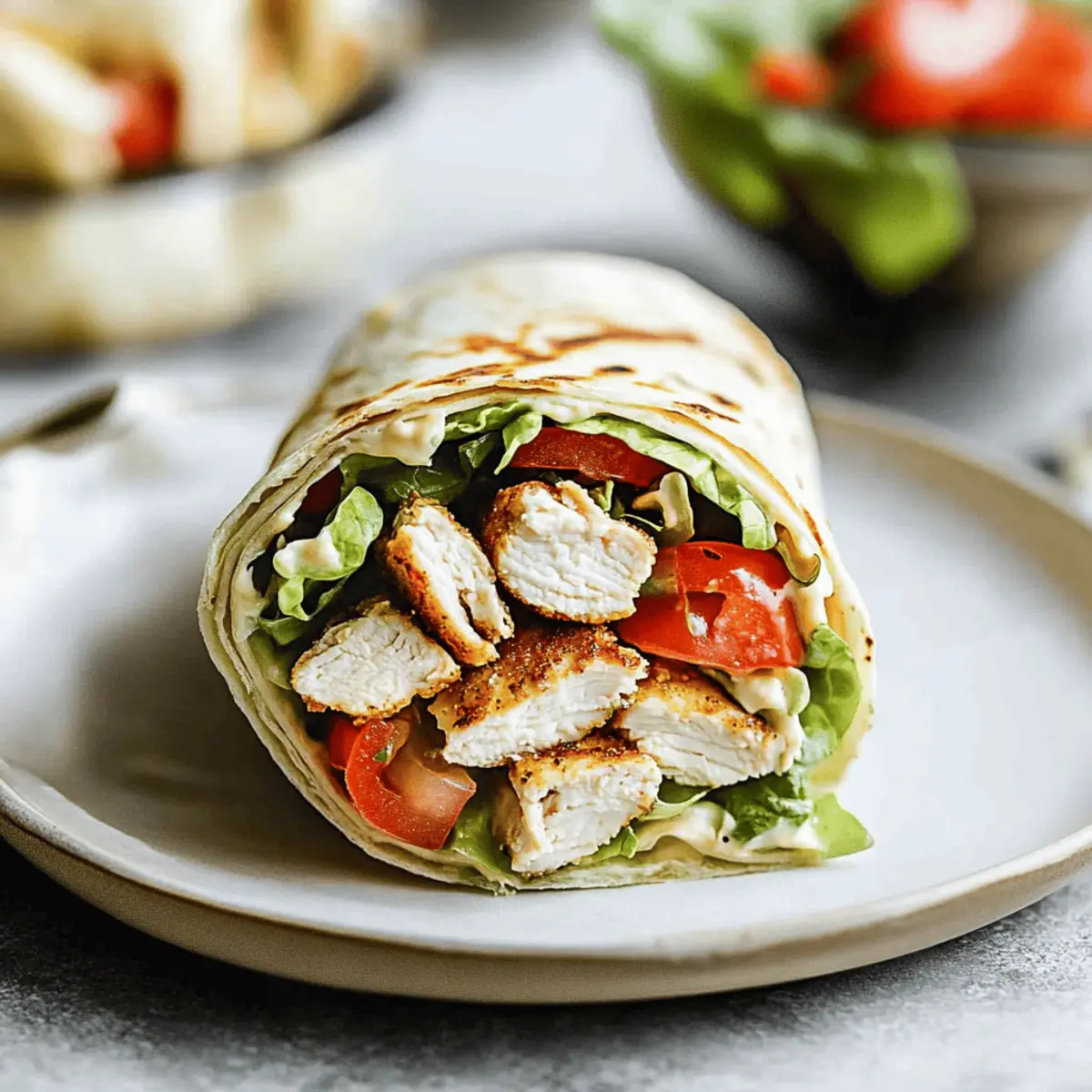 Delicious Chicken Caesar Wrap Recipe Ready in 16 Minutes