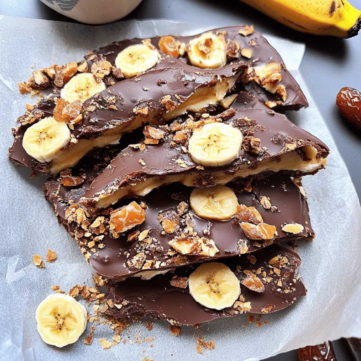 Delicious Peanut Butter Banana Date Bark Recipe to Satisfy Cravings