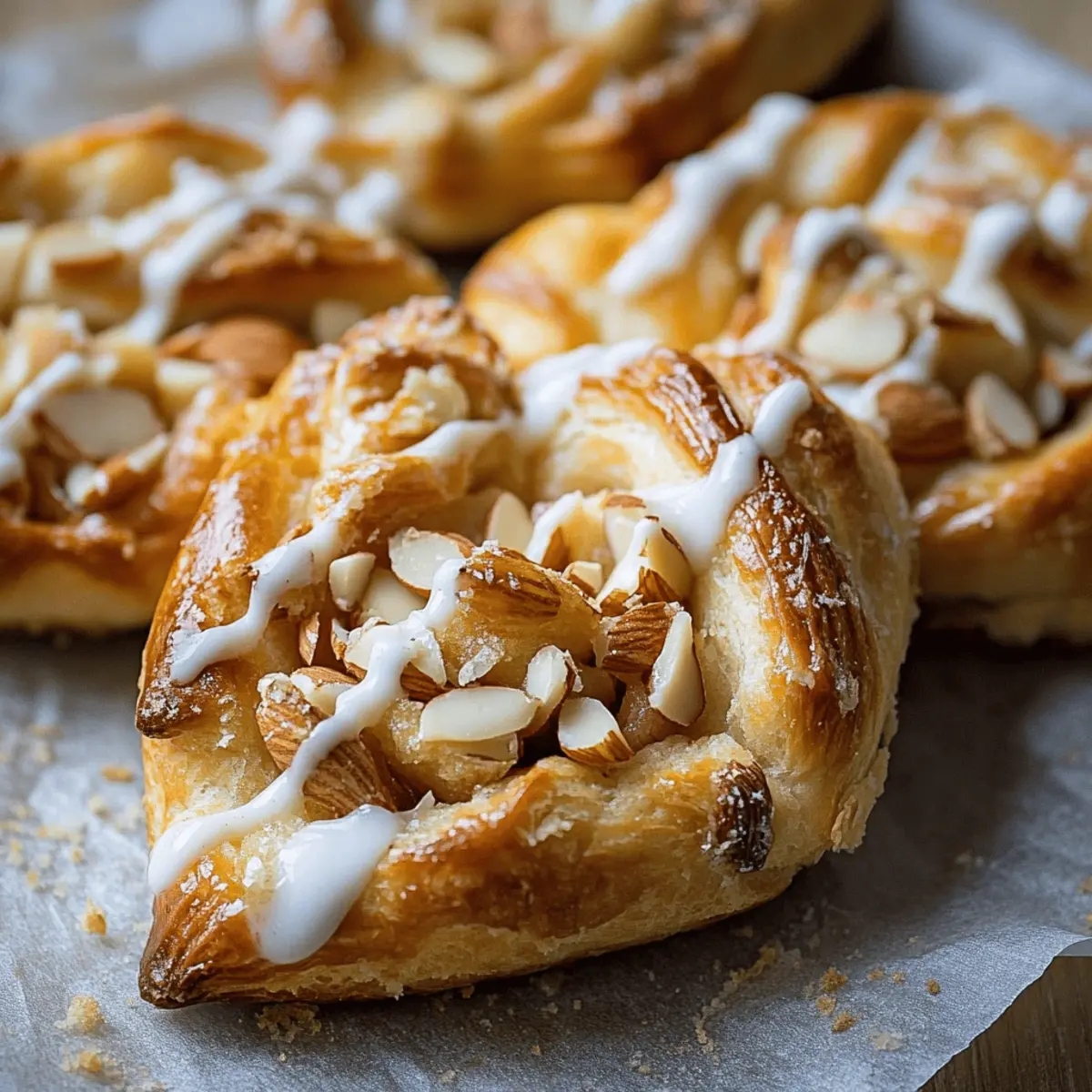 Sourdough Almond Cruffins
