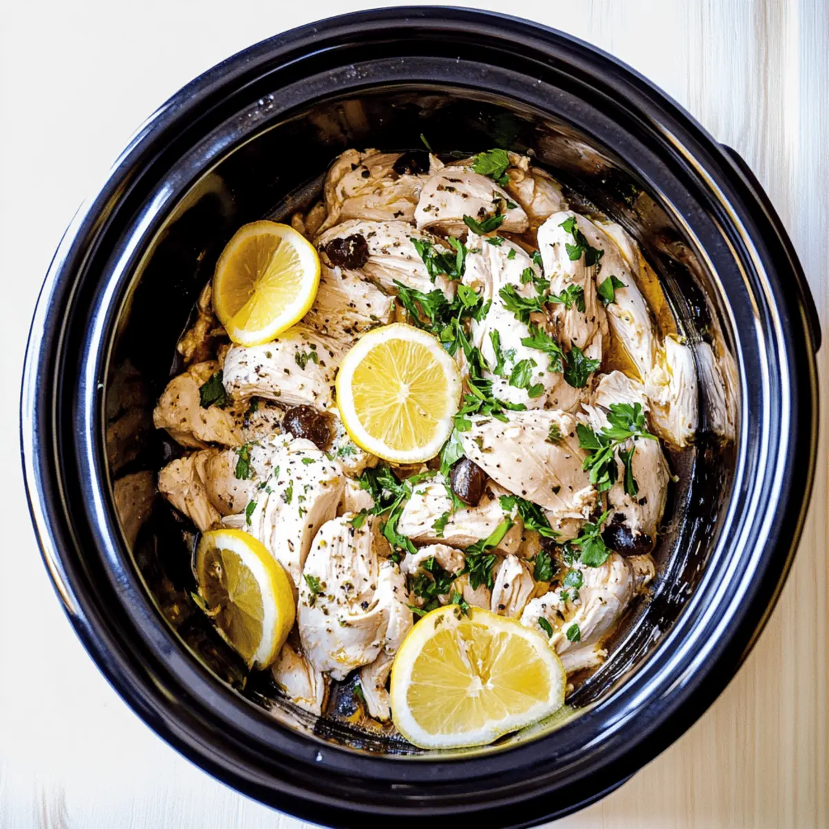 Slow Cooker Greek Chicken