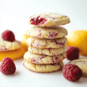 Lemon Raspberry Cookies