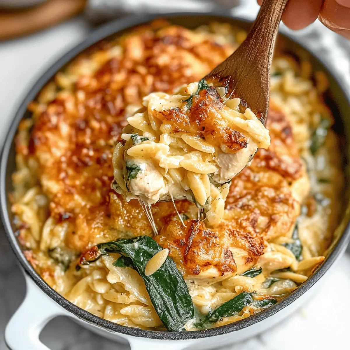 Monterey Chicken One Pan Orzo