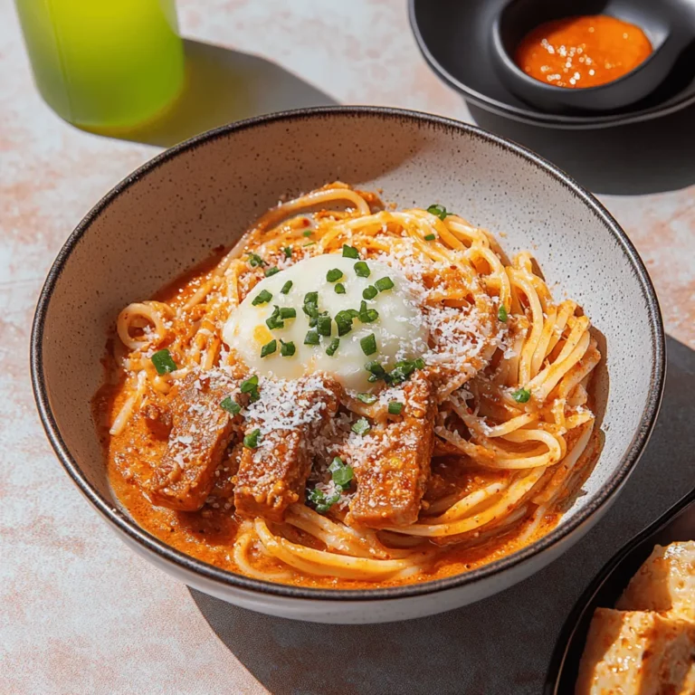 Creamy Korean Ssamjang Pasta