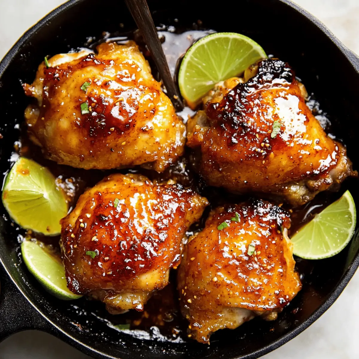 Delicious Sweet Chili Glazed Chicken Thighs in One Pan