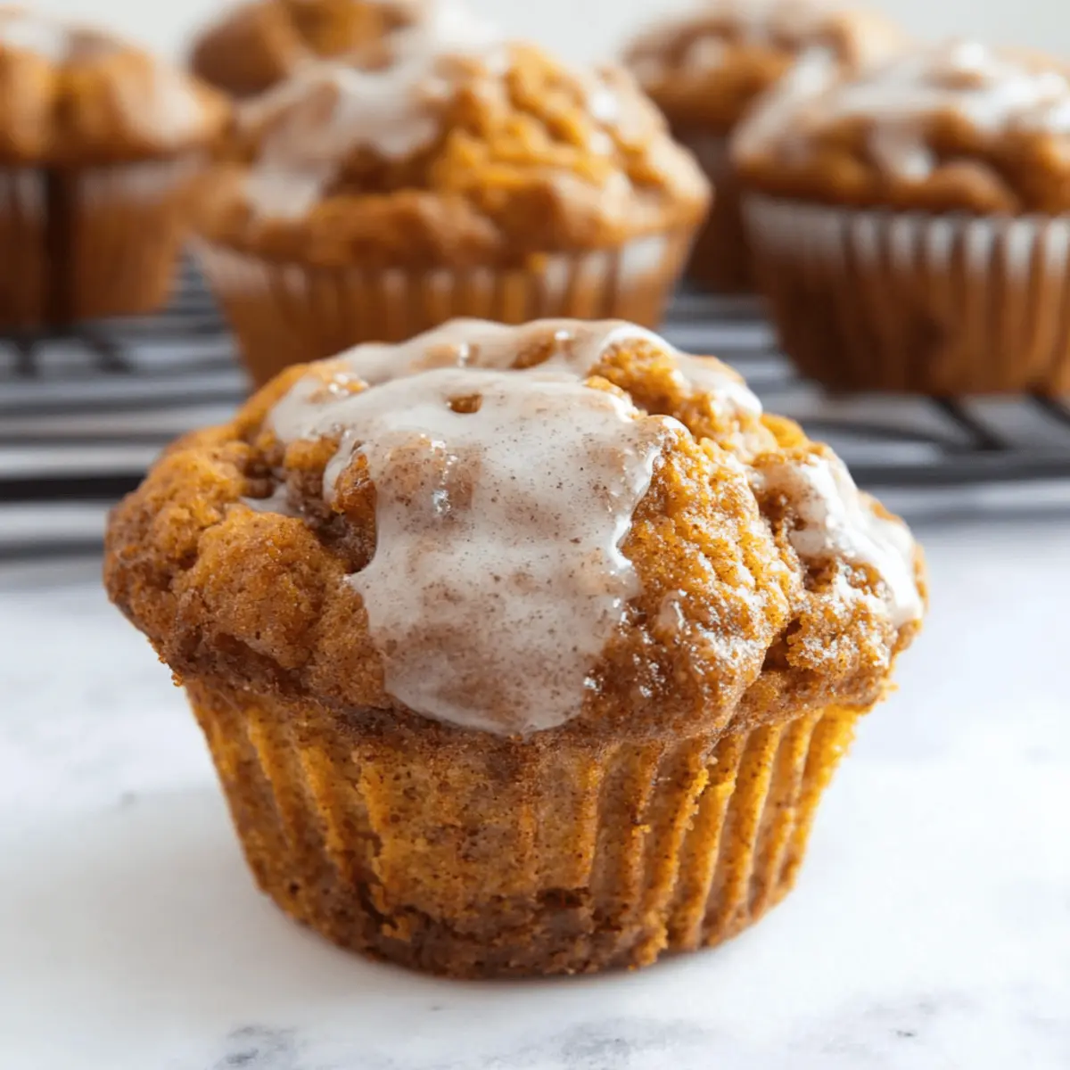 The Best Pumpkin Cinnamon Roll Muffins Ever