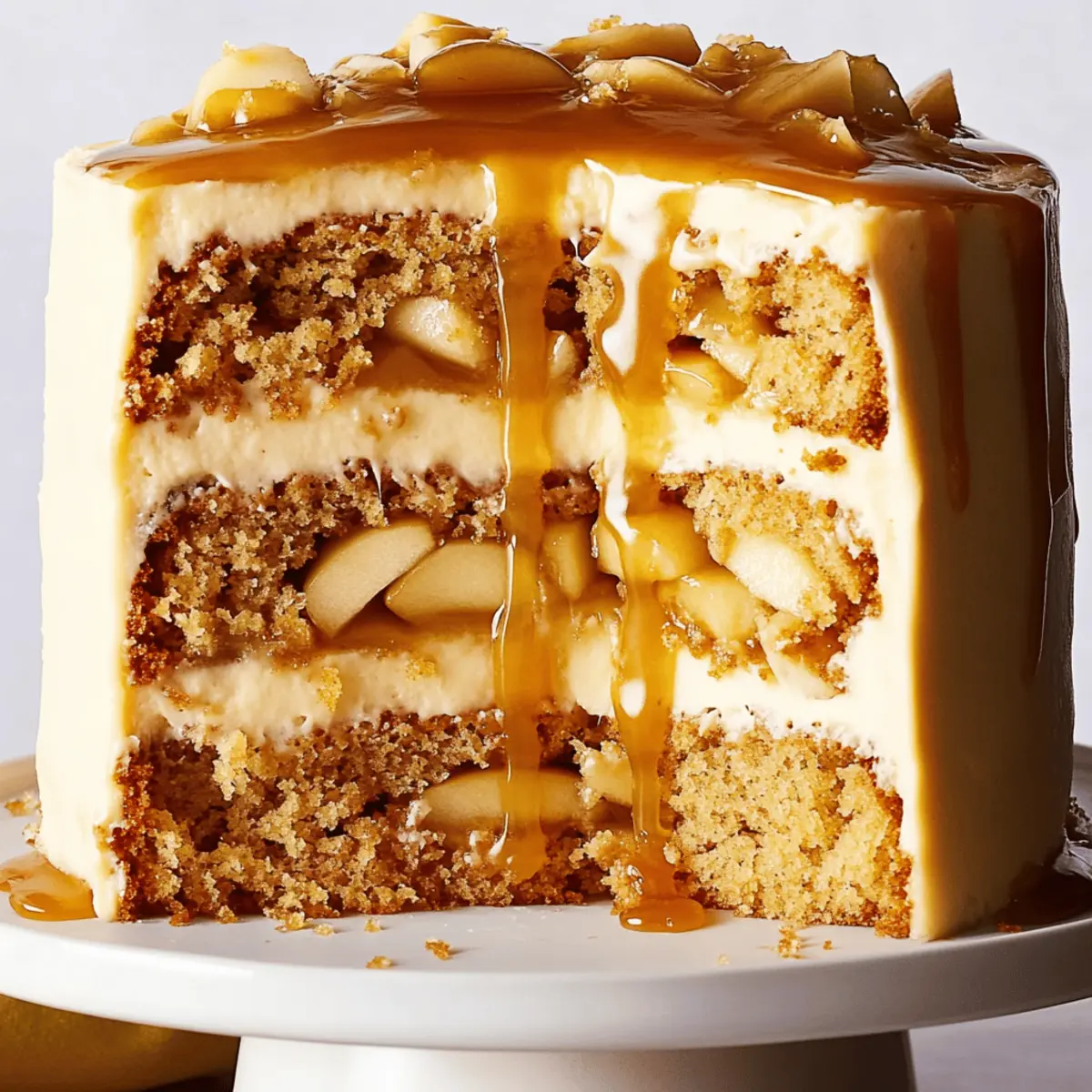 Irresistible Salted Caramel Apple Upside Down Cake Recipe