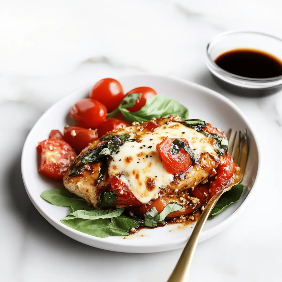 Delicious Balsamic Baked Chicken Breast with Mozzarella Cheese Recipe