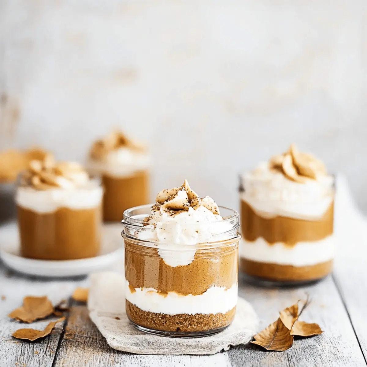 Irresistible No-Bake Pumpkin Cheesecake Jars for Fall Dessert Delight