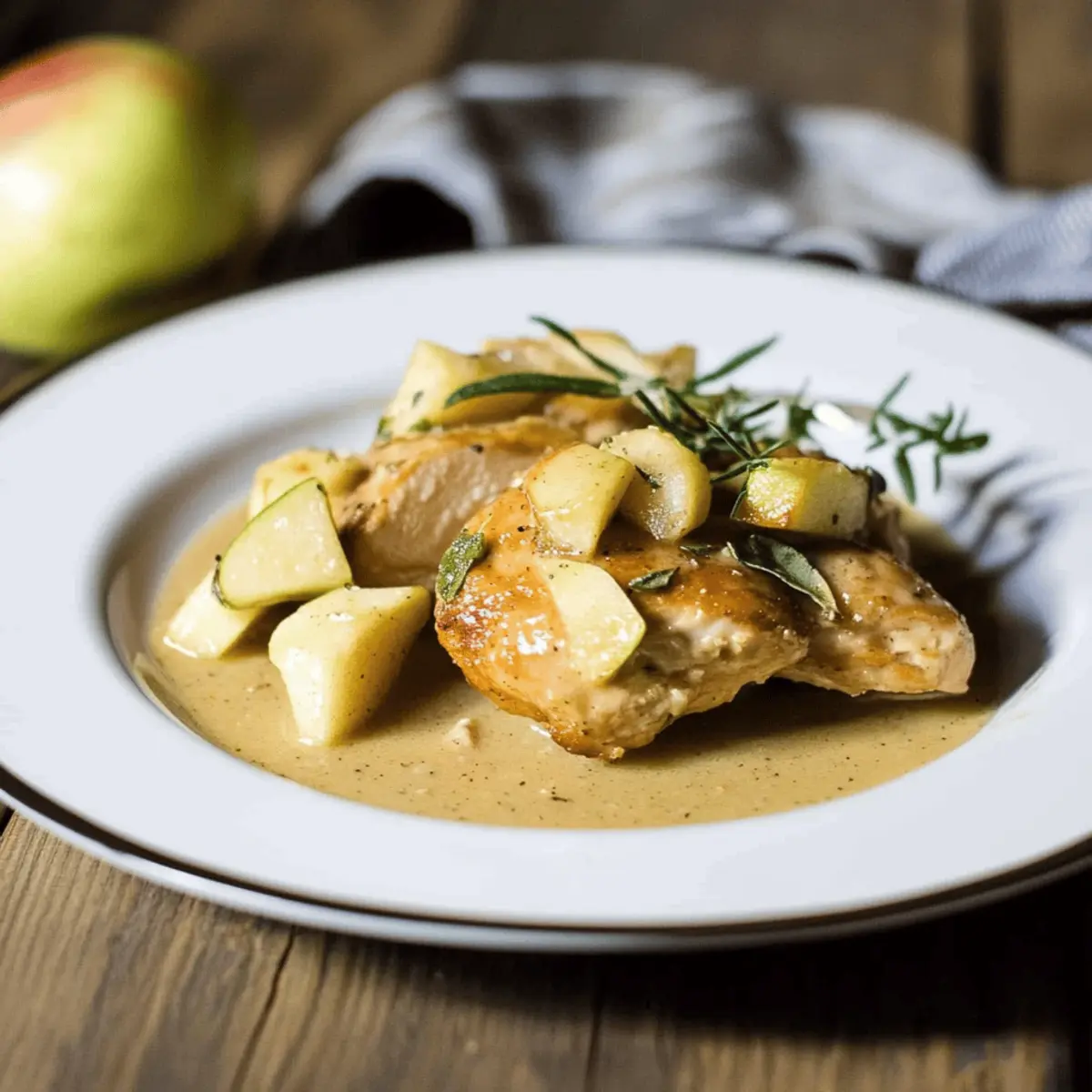 Chicken Normandy or French Apple Cider Chicken