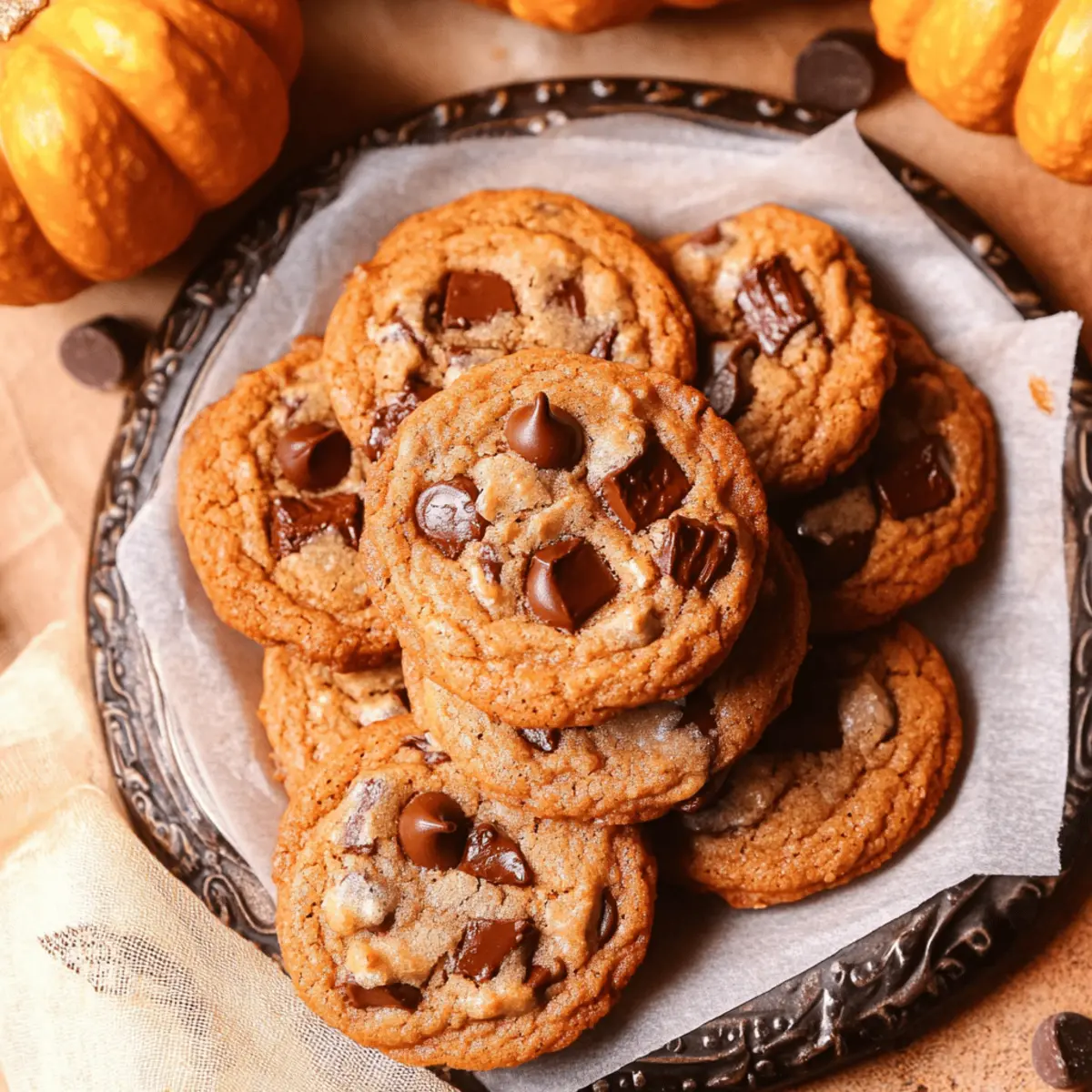 Delicious Brown Butter Pumpkin Chocolate Chip Cookies Recipe