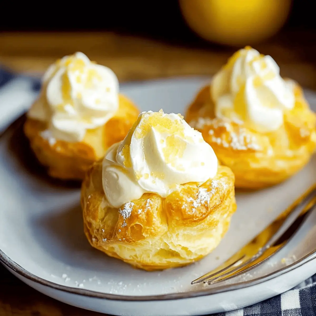 Springtime Lemon Cream Puffs Recipe